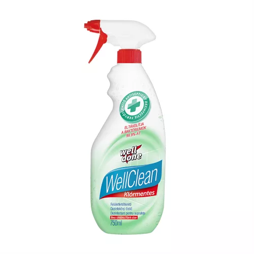 Fertőtlenítő hatású tisztítószer klórmentes 750 ml Well Clean