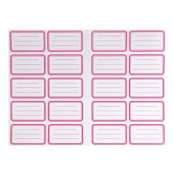   Füzetcímke 20 db-os (20 címke/ív) egyszínű 20 ív/csomag, Bluering