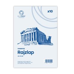 Rajzlap A4, famentes fóliázva Bluering® 10 ív/csomag,