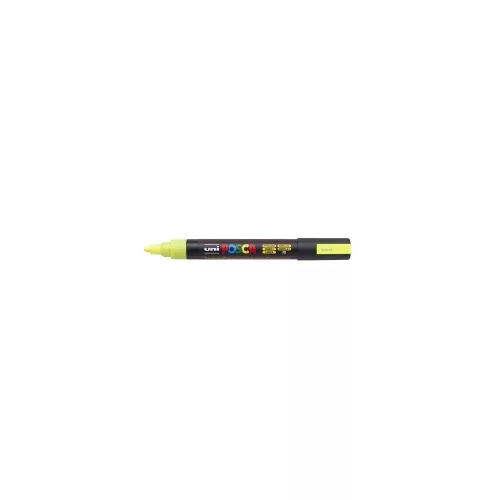 Dekormarker 1,8-2,5mm, Uni Posca PC-5M fluor sárga