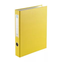 Gyűrűskönyv A4, 3,5cm, 4 gyűrűs Bluering® sárga
