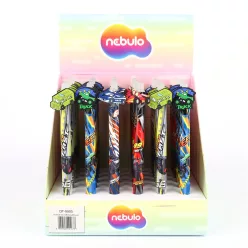 Zseléstoll radírozható, járművek, 36 db/display Nebulo