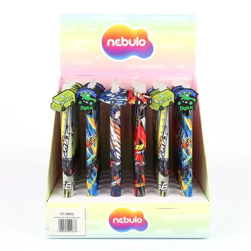 Zseléstoll radírozható, járművek, 36 db/display Nebulo