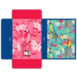 Füzetbox A4, hullámkarton, Papagáj, Nebulo