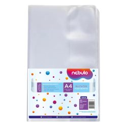 Füzetborító A4, bújtatós, PVC, 10 db/csomag, Nebulo
