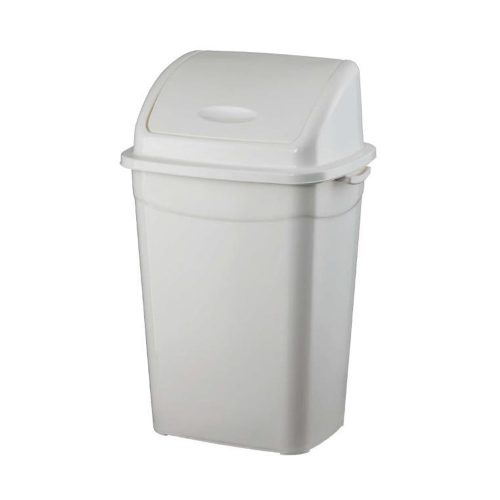 Szemetes kuka billenő fedéllel műanyag 26 literes szürke/antracit UP120P