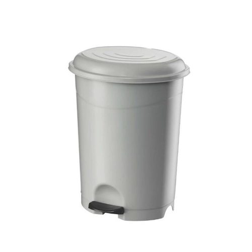 Szemetes kuka pedálos műanyag 12 literes fehér UP126-001