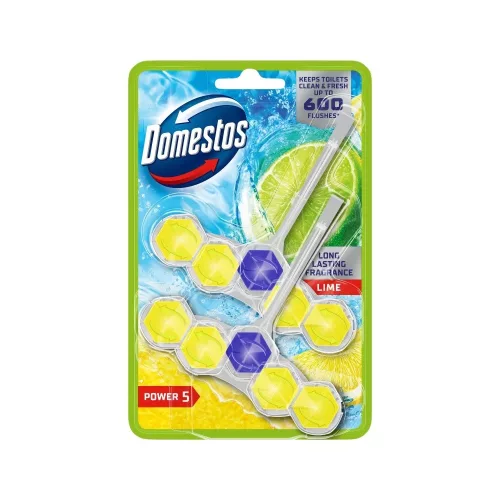 WC illatosító 2 x 50 g Power5 Domestos Lime