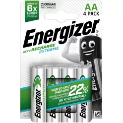   Akkumulátor AA ceruza 2300mAh Extreme 4 db/csomag, Energizer