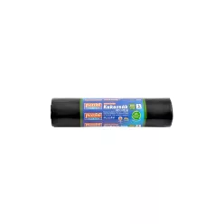   Szemeteszsák 200 liter 100 x 120 cm 40 mikron 5 db/tekercs Mazzini_fekete