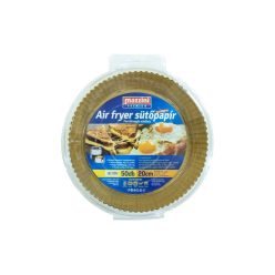   Sütőpapír Air Fryer forrólevegős sütőbe kerek átmérő: 20 cm 50 db/csomag Premium Mazzini