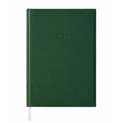   Határidőnapló agenda Standard B/5, heti fehér lapokkal zöld Bluering® 2027.