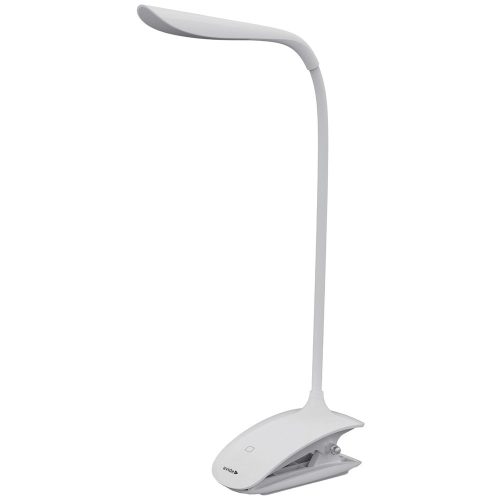 Asztali LED lámpa, csiptethető, 1,5W, 6400K, AVIDE, fehér