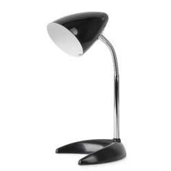 Asztali lámpa, Basic, C-talpas, max. 40W, AVIDE, fekete