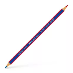   Postairón hatszögletű vékony JANUS Faber-Castell piros-kék
