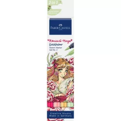   Rostirón, filctoll készlet alkoholos kétvégű GOLDFABER SKETCH Romantikus Manga 2 Faber-Castell 4klf. szín