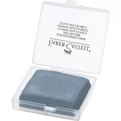 Gyurmaradír műanyag dobozban Faber-Castell szürke