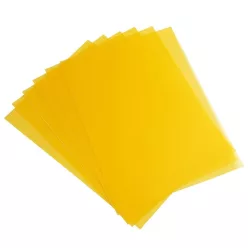   Előlap, A4, 200 micron 100 db/csomag, Bluering® áttetsző sárga