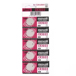   Elem CR2032 lithium 5 db/csomag, téphető bliszterben Maxell