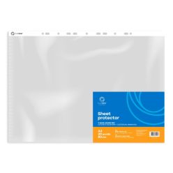   Genotherm lefűzhető, A3, 80 micron álló, narancsos Bluering® 20 db/csomag,