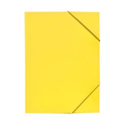   Gumis mappa A4, 300g. karton sarok gumírozással Bluering®, sárga