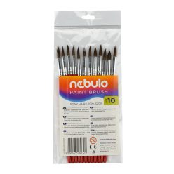 Ecset 10-es festett nyéllel 12 db/csomag, Nebulo