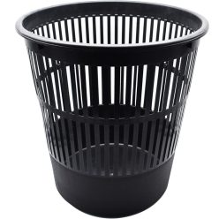   Papírkosár 16l, műanyag rácsos 315x305mm, Bluering® fekete