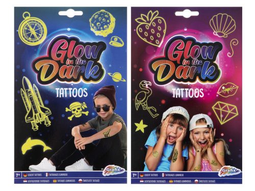 Grafix - Sötétben világító tetoválások 2 lap - 2 féle