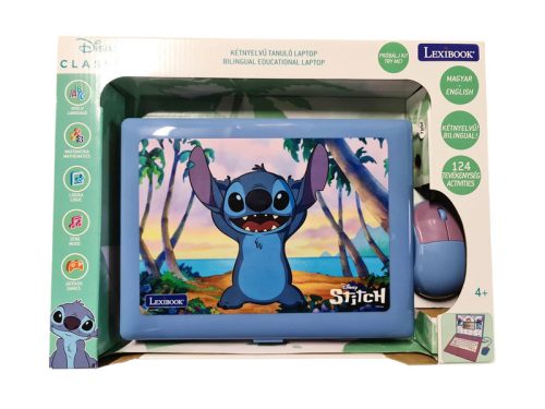Oktató laptop Stitch - magyar/angol