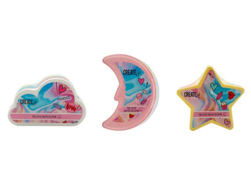 Create it! Színes fürdőbomba, 3 féle
