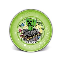 Műanyag Minecraft lapostányér