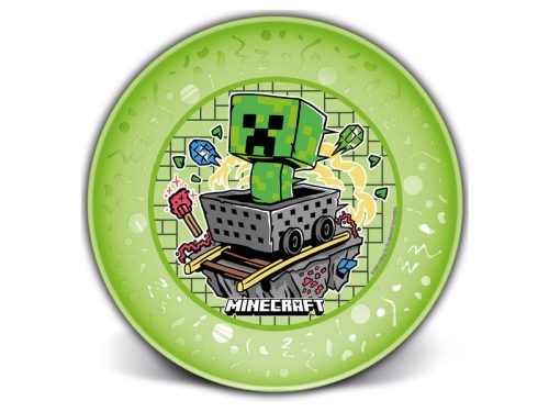 Műanyag Minecraft lapostányér