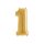 Héliumos fólia lufi, 1-es szám, 65 cm, arany