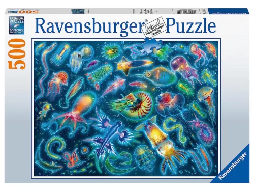 Ravensburger Puzzle 500 db - Színes medúza