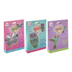   Gyémántfestős szélcsengő készítő, 3 féle, 29,7x19,5 cm