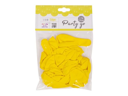 Lufi 25cm sárga 50db/csomag
