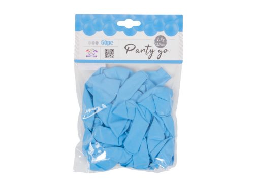 Lufi 25cm világos kék 50db/csomag