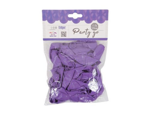 Lufi 25cm lila 50db/csomag