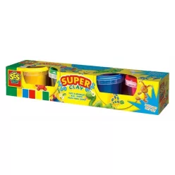 SES tégelyes gyurma készlet - 4 x 90 g