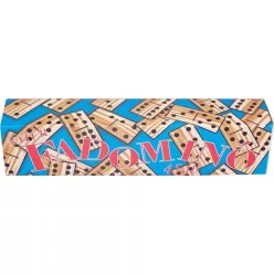 Natúr 45 darabos dominó fából