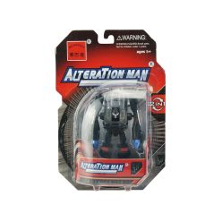 Alteration man átalakuló robot - 10 cm, fekete