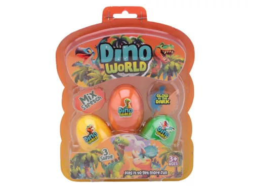 Sötétben világító dino figura tojásban