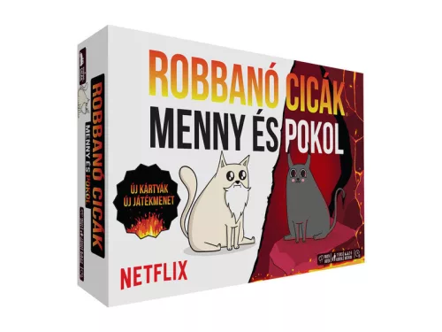 Robbanó cicák    Menny és pokol! Kártyajáték