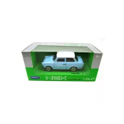 Fémautó Trabant 1:24 /601 világoskék szabad kerék