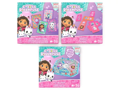 Gabi Babaháza 3 az 1-ben társasjátékok