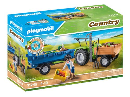 Playmobil: Traktor utánfutóval