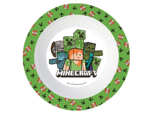 Műa. Minecraft mikrózható mélytányér