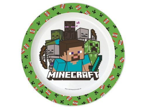 Műa. Minecraft mikrózható lapostányér