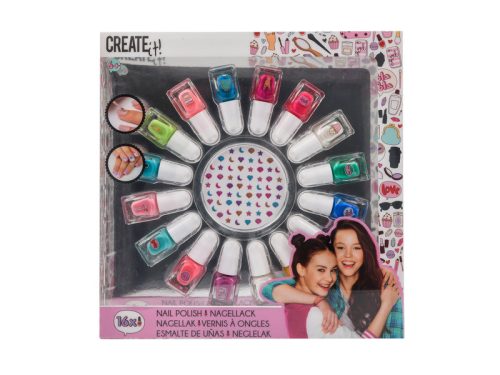 Create it! Sellő körömlakk 16 szín+matricák