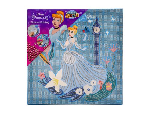 Gyémántfestés vászonra - Hamupipőke